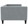 Sofá cama tela gris claro 90x200 cm de vidaXL, Camas y somieres - Ref: Foro24-353983, Precio: 171,52 €, Descuento: %