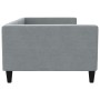 Sofá cama tela gris claro 100x200 cm de vidaXL, Camas y somieres - Ref: Foro24-353988, Precio: 157,18 €, Descuento: %