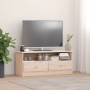 Mueble de TV con cajones ALTA madera maciza pino 100x35x41 cm de vidaXL, Muebles TV - Ref: Foro24-353933, Precio: 73,46 €, De...
