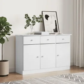 Massiver Kiefernholz-Highboard 112x35x73 cm von vidaXL, Sideboards - Ref: Foro24-353938, Preis: 147,66 €, Rabatt: %