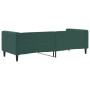 Sofá cama terciopelo verde oscuro 80x200 cm de vidaXL, Camas y somieres - Ref: Foro24-354003, Precio: 183,01 €, Descuento: %