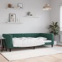 Sofá cama terciopelo verde oscuro 100x200 cm de vidaXL, Camas y somieres - Ref: Foro24-354017, Precio: 196,17 €, Descuento: %