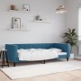 Sofá cama terciopelo azul 90x200 cm de vidaXL, Camas y somieres - Ref: Foro24-354007, Precio: 187,62 €, Descuento: %