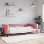 Sofá cama terciopelo rosa 100x200 cm de vidaXL, Camas y somieres - Ref: Foro24-354018, Precio: 211,44 €, Descuento: %