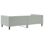 Sofá cama terciopelo gris claro 100x200 cm de vidaXL, Camas y somieres - Ref: Foro24-354015, Precio: 200,17 €, Descuento: %