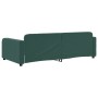 Sofá cama terciopelo verde oscuro 90x200 cm de vidaXL, Camas y somieres - Ref: Foro24-354060, Precio: 212,50 €, Descuento: %