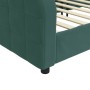 Sofá cama terciopelo verde oscuro 90x200 cm de vidaXL, Camas y somieres - Ref: Foro24-354060, Precio: 212,50 €, Descuento: %