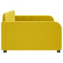 Sofá cama terciopelo amarillo 100x200 cm de vidaXL, Camas y somieres - Ref: Foro24-354070, Precio: 197,12 €, Descuento: %
