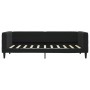 Sofá cama terciopelo negro 90x190 cm de vidaXL, Camas y somieres - Ref: Foro24-354023, Precio: 196,04 €, Descuento: %