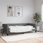 Sofá cama tela gris oscuro 100x200 cm de vidaXL, Camas y somieres - Ref: Foro24-353989, Precio: 157,26 €, Descuento: %