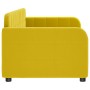 Sofá cama terciopelo amarillo 80x200 cm de vidaXL, Camas y somieres - Ref: Foro24-354056, Precio: 180,80 €, Descuento: %