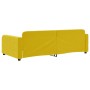 Sofá cama terciopelo amarillo 90x200 cm de vidaXL, Camas y somieres - Ref: Foro24-354063, Precio: 187,42 €, Descuento: %