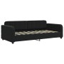 Sofá cama terciopelo negro 90x190 cm de vidaXL, Camas y somieres - Ref: Foro24-354073, Precio: 185,64 €, Descuento: %