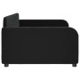 Sofá cama terciopelo negro 90x190 cm de vidaXL, Camas y somieres - Ref: Foro24-354073, Precio: 185,64 €, Descuento: %
