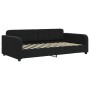 Sofá cama terciopelo negro 90x200 cm de vidaXL, Camas y somieres - Ref: Foro24-354062, Precio: 190,44 €, Descuento: %