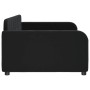 Sofá cama terciopelo negro 90x200 cm de vidaXL, Camas y somieres - Ref: Foro24-354062, Precio: 190,44 €, Descuento: %