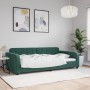 Sofá cama terciopelo verde oscuro 100x200 cm de vidaXL, Camas y somieres - Ref: Foro24-354067, Precio: 200,18 €, Descuento: %