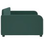 Sofá cama terciopelo verde oscuro 100x200 cm de vidaXL, Camas y somieres - Ref: Foro24-354067, Precio: 200,18 €, Descuento: %