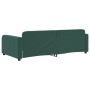 Sofá cama terciopelo verde oscuro 100x200 cm de vidaXL, Camas y somieres - Ref: Foro24-354067, Precio: 200,18 €, Descuento: %