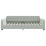 Sofá cama terciopelo gris claro 100x200 cm de vidaXL, Camas y somieres - Ref: Foro24-354065, Precio: 253,91 €, Descuento: %