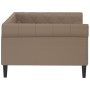 Sofá cama cuero sintético color capuchino 100x200 cm de vidaXL, Camas y somieres - Ref: Foro24-354233, Precio: 245,62 €, Desc...