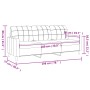 Sofá de 3 plazas de tela gris claro 180 cm de vidaXL, Sofás - Ref: Foro24-359099, Precio: 259,35 €, Descuento: %