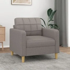 Sillón de tela gris taupé 60 cm de vidaXL, Sofás - Ref: Foro24-359082, Precio: 154,50 €, Descuento: %