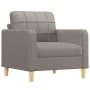 Sillón de tela gris taupé 60 cm de vidaXL, Sofás - Ref: Foro24-359082, Precio: 154,50 €, Descuento: %