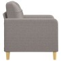 Sillón de tela gris taupé 60 cm de vidaXL, Sofás - Ref: Foro24-359082, Precio: 157,13 €, Descuento: %