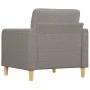 Sillón de tela gris taupé 60 cm de vidaXL, Sofás - Ref: Foro24-359082, Precio: 154,50 €, Descuento: %