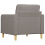 Sillón de tela gris taupé 60 cm de vidaXL, Sofás - Ref: Foro24-359082, Precio: 157,13 €, Descuento: %