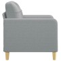 Sillón de tela gris claro 60 cm de vidaXL, Sofás - Ref: Foro24-359075, Precio: 139,80 €, Descuento: %
