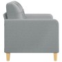 Sofá de 2 plazas de tela gris claro 120 cm de vidaXL, Sofás - Ref: Foro24-359083, Precio: 201,11 €, Descuento: %