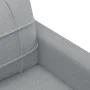 Sofá de 2 plazas de tela gris claro 120 cm de vidaXL, Sofás - Ref: Foro24-359083, Precio: 188,35 €, Descuento: %