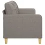 Sofá de 3 plazas de tela gris taupe 180 cm de vidaXL, Sofás - Ref: Foro24-359106, Precio: 257,69 €, Descuento: %