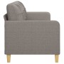 Sofá de 3 plazas de tela gris taupe 180 cm de vidaXL, Sofás - Ref: Foro24-359106, Precio: 260,96 €, Descuento: %