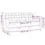 Sofá de 3 plazas de tela gris taupe 180 cm de vidaXL, Sofás - Ref: Foro24-359106, Precio: 257,69 €, Descuento: %