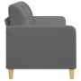 Sofá de 3 plazas de tela gris oscuro 180 cm de vidaXL, Sofás - Ref: Foro24-359100, Precio: 303,89 €, Descuento: %