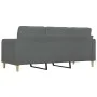 Sofá de 3 plazas de tela gris oscuro 180 cm de vidaXL, Sofás - Ref: Foro24-359100, Precio: 303,89 €, Descuento: %