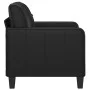 Sillón cuero sintético negro 60 cm de vidaXL, Sofás - Ref: Foro24-359107, Precio: 154,64 €, Descuento: %