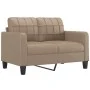 Sofá de 2 plazas de cuero sintético color capuchino 120 cm de vidaXL, Sofás - Ref: Foro24-359116, Precio: 182,76 €, Descuento: %