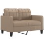 Sofá de 2 plazas de cuero sintético color capuchino 120 cm de vidaXL, Sofás - Ref: Foro24-359116, Precio: 186,72 €, Descuento: %