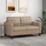 2-seater synthetic leather sofa in cappuccino color, 140 cm. by vidaXL, Sofas - Ref: Foro24-359121, Price: 203,81 €, Discount: %