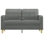 Sofá de 2 plazas de tela gris oscuro 140 cm de vidaXL, Sofás - Ref: Foro24-359092, Precio: 186,07 €, Descuento: %