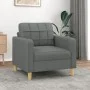 Sillón de tela gris oscuro 60 cm de vidaXL, Sofás - Ref: Foro24-359076, Precio: 138,52 €, Descuento: %