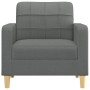 Sillón de tela gris oscuro 60 cm de vidaXL, Sofás - Ref: Foro24-359076, Precio: 142,33 €, Descuento: %