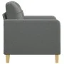 Sillón de tela gris oscuro 60 cm de vidaXL, Sofás - Ref: Foro24-359076, Precio: 138,52 €, Descuento: %
