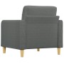 Sillón de tela gris oscuro 60 cm de vidaXL, Sofás - Ref: Foro24-359076, Precio: 142,33 €, Descuento: %