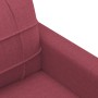 Sofá de 2 plazas de tela rojo tinto 120 cm de vidaXL, Sofás - Ref: Foro24-359089, Precio: 199,71 €, Descuento: %