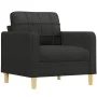 Sillón de tela negro 60 cm de vidaXL, Sofás - Ref: Foro24-359079, Precio: 138,52 €, Descuento: %